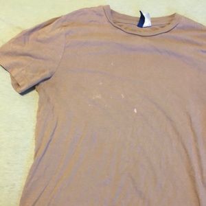 H&M Divided nude color Tee